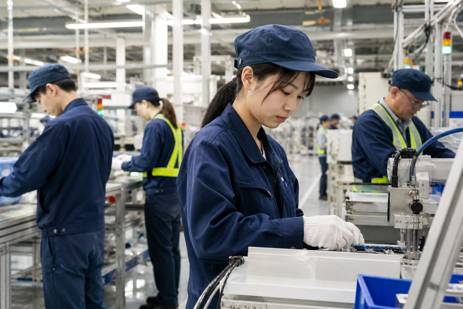 製造現場で働くスタッフ